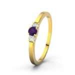 Bild von amethyst gelbgoldring shannonjpg | Individuelle 🎁 persönliche 🎁 personalisierte Geschenke bedruckt ▪ bestickt ▪ graviert