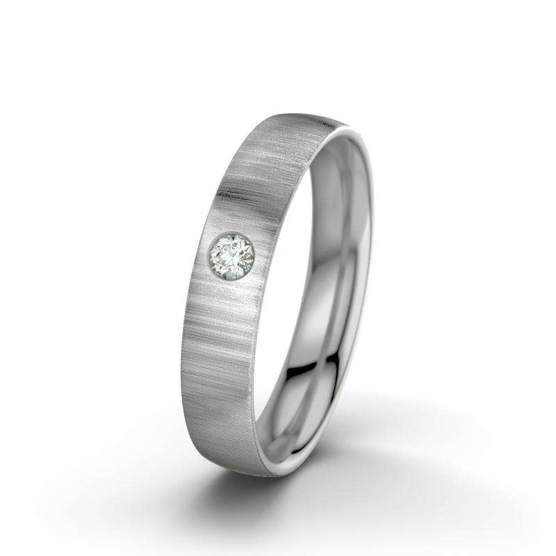 Bild von diamant palladium quermattringjpg | Individuelle 🎁 persönliche 🎁 personalisierte Geschenke bedruckt ▪ bestickt ▪ graviert