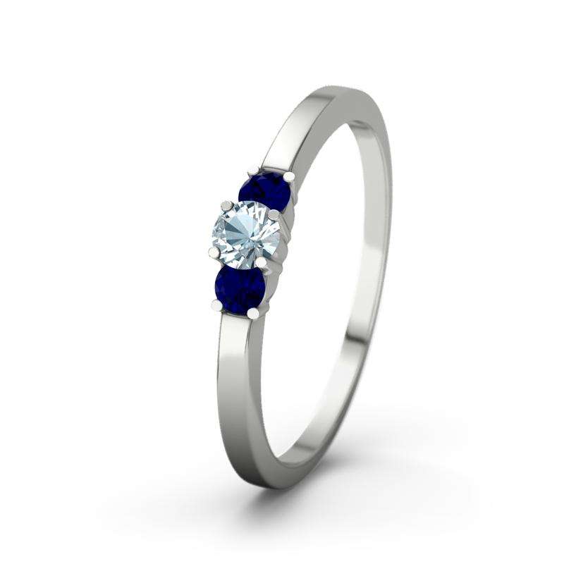 Bild von aquamarin platinumring shannonjpg | Individuelle 🎁 persönliche 🎁 personalisierte Geschenke bedruckt ▪ bestickt ▪ graviert