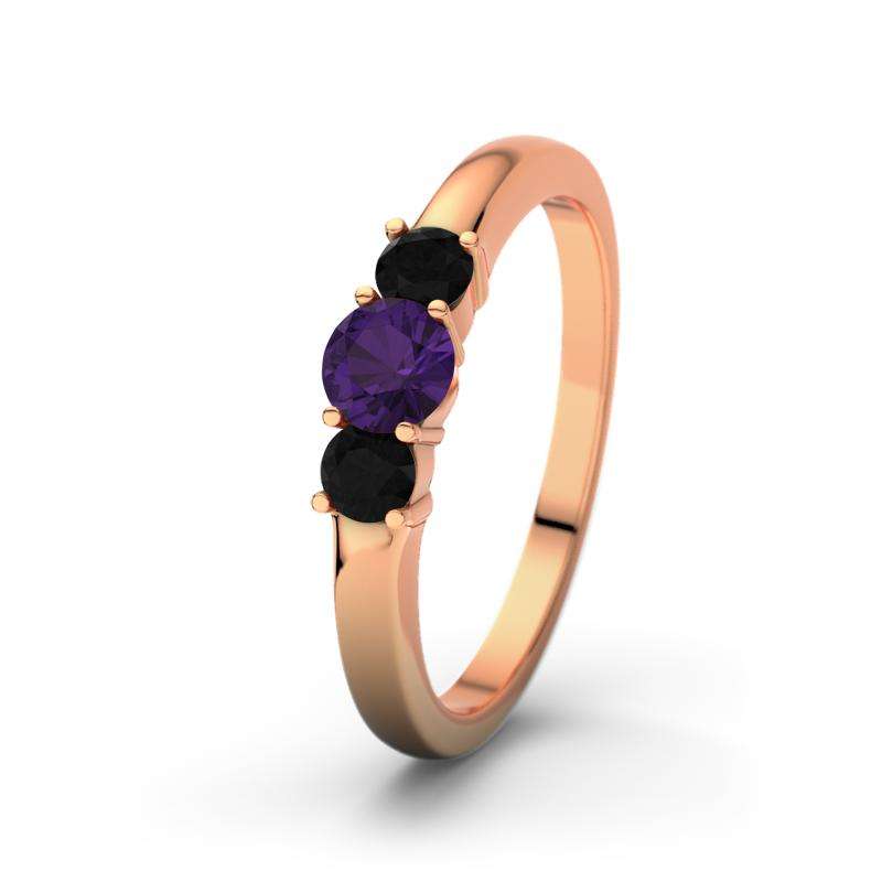 Bild von   amethyst rotgoldring roubyjpg | Individuelle 🎁 persönliche 🎁 personalisierte Geschenke bedruckt ▪ bestickt ▪ graviert