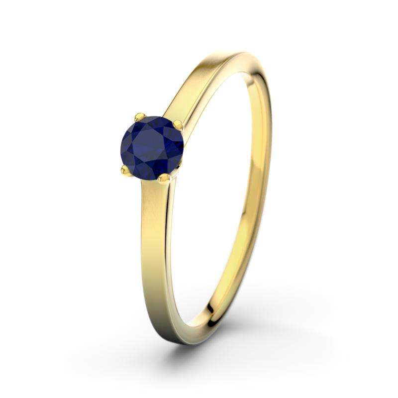 Bild von blauer saphir gelbgoldring jenjpg | Individuelle 🎁 persönliche 🎁 personalisierte Geschenke bedruckt ▪ bestickt ▪ graviert