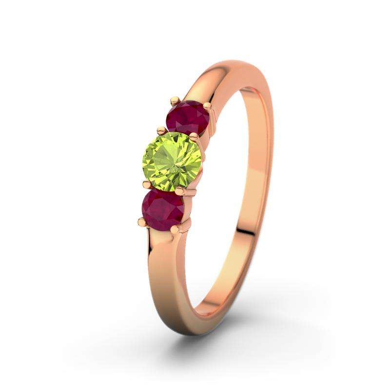 Bild von peridot rotgoldring rouby rjpg | Individuelle 🎁 persönliche 🎁 personalisierte Geschenke bedruckt ▪ bestickt ▪ graviert