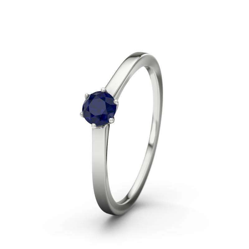 Bild von blauer saphir platinumring banjpg | Individuelle 🎁 persönliche 🎁 personalisierte Geschenke bedruckt ▪ bestickt ▪ graviert