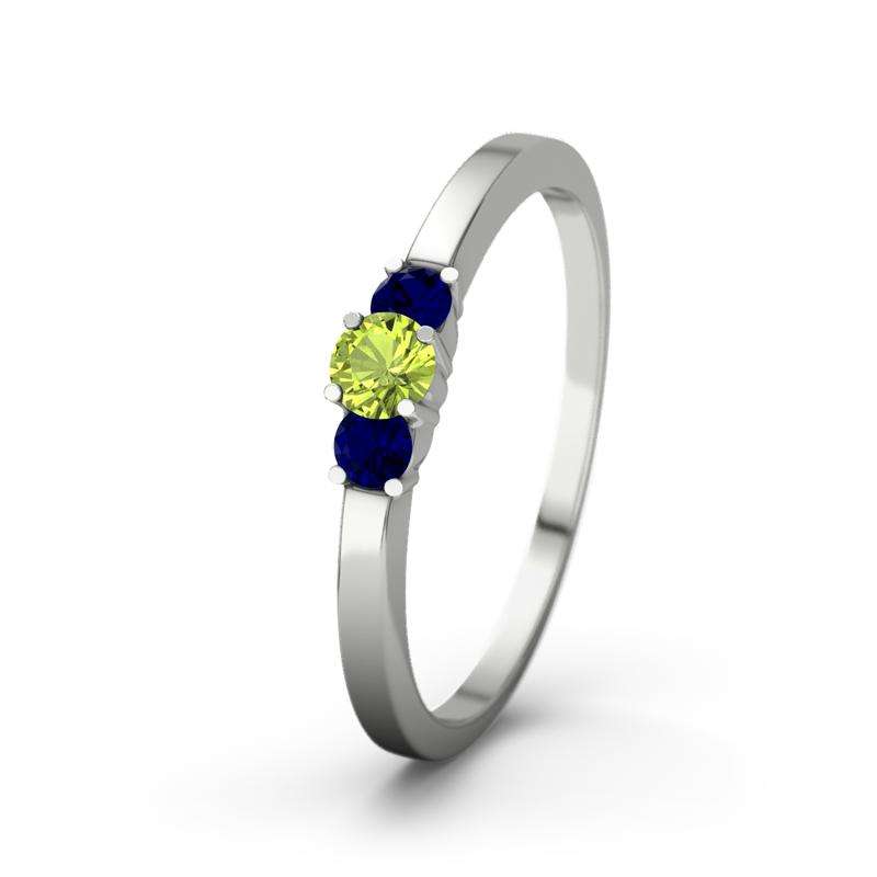 Bild von blauer saphir platinumring shajpg | Individuelle 🎁 persönliche 🎁 personalisierte Geschenke bedruckt ▪ bestickt ▪ graviert