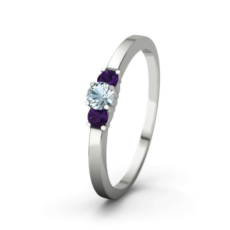 Bild von aquamarin platinumring shannonjpg | Individuelle 🎁 persönliche 🎁 personalisierte Geschenke bedruckt ▪ bestickt ▪ graviert