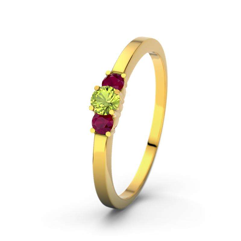 Bild von peridot gelbgoldring shannonjpg | Individuelle 🎁 persönliche 🎁 personalisierte Geschenke bedruckt ▪ bestickt ▪ graviert