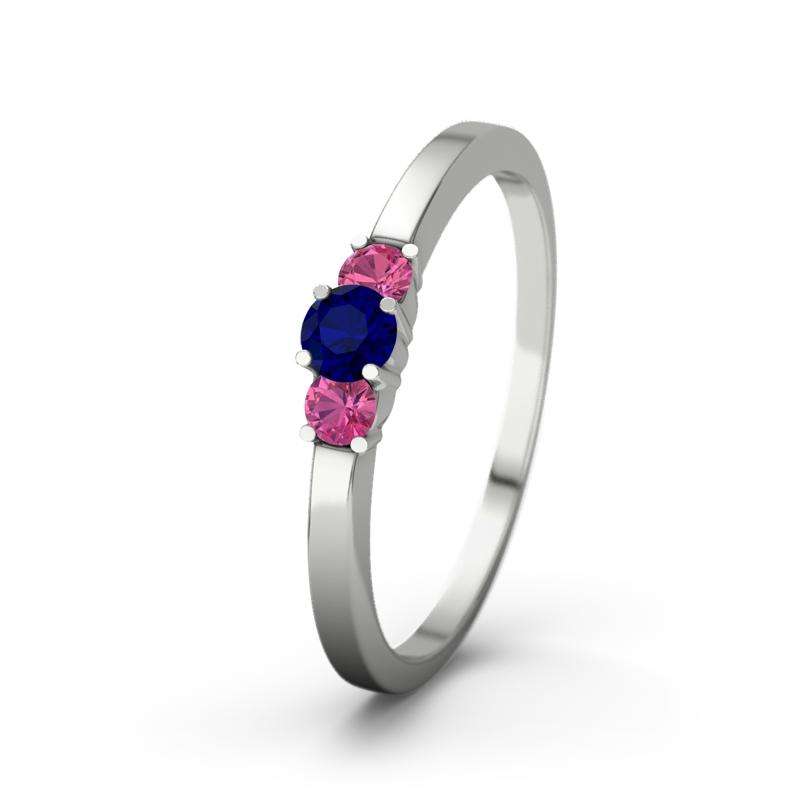 Bild von blauer saphir platinumring shajpg | Individuelle 🎁 persönliche 🎁 personalisierte Geschenke bedruckt ▪ bestickt ▪ graviert