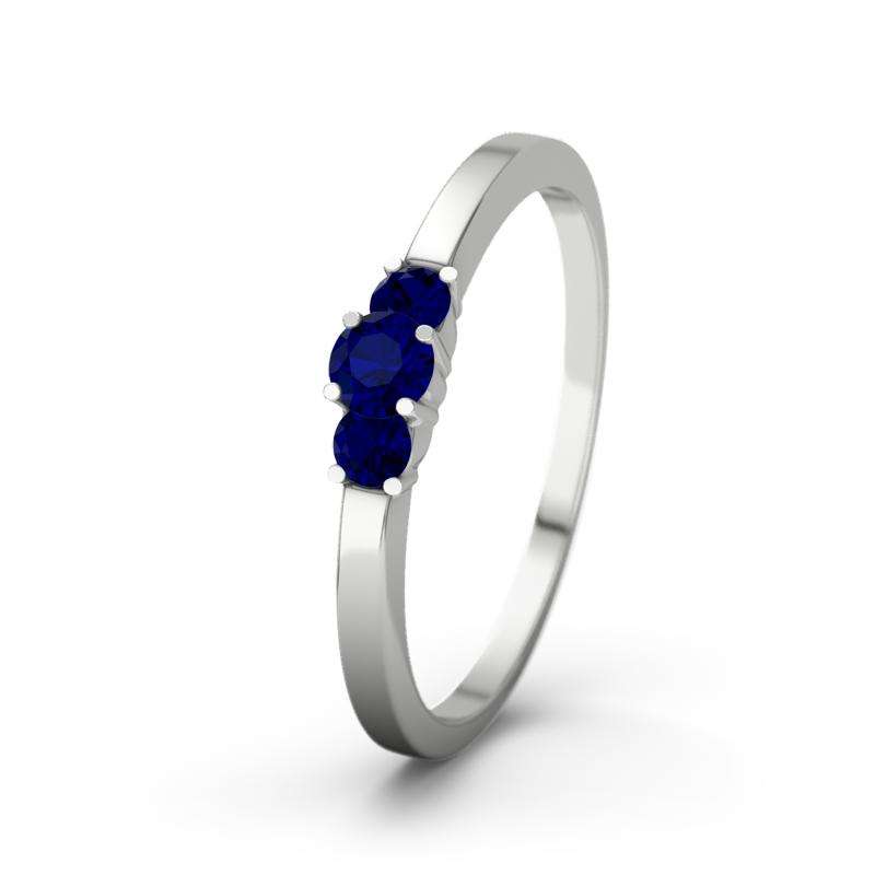 Bild von blauer saphir weissgoldring shjpg | Individuelle 🎁 persönliche 🎁 personalisierte Geschenke bedruckt ▪ bestickt ▪ graviert