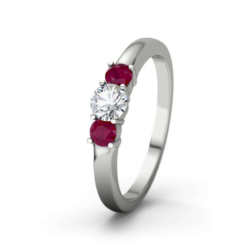 Bild von zirkonia platinumring roubyjpg | Individuelle 🎁 persönliche 🎁 personalisierte Geschenke bedruckt ▪ bestickt ▪ graviert