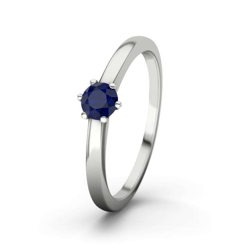 Bild von   blauer saphir platinumring biljpg | Individuelle 🎁 persönliche 🎁 personalisierte Geschenke bedruckt ▪ bestickt ▪ graviert