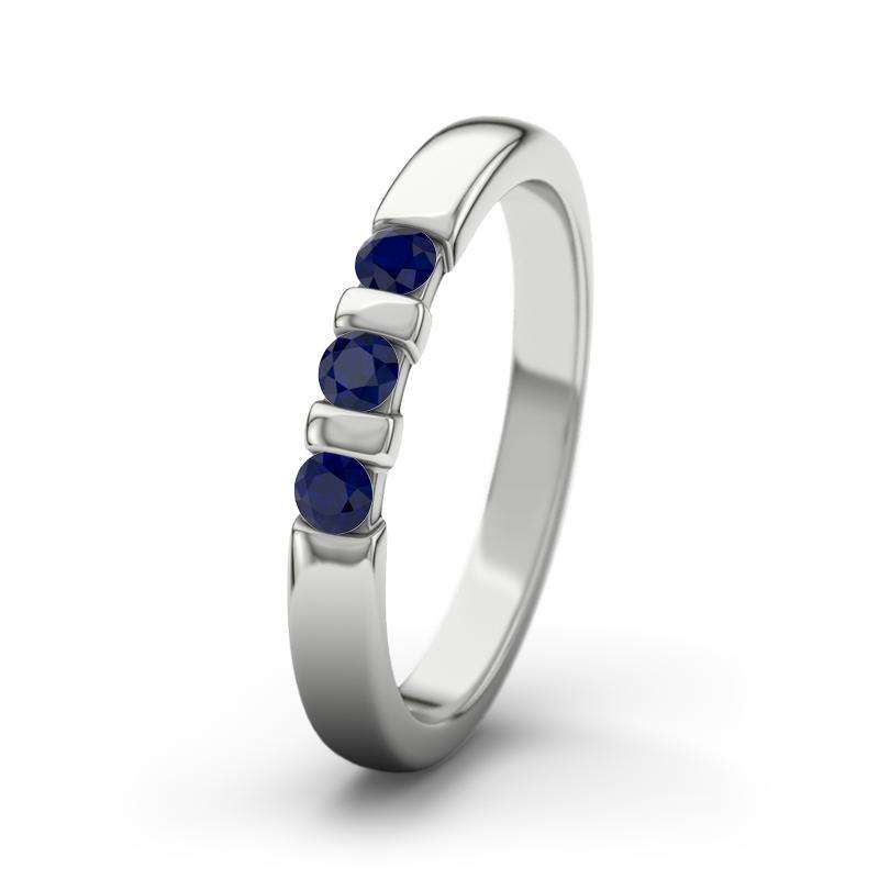 Bild von blauer saphir platinumring meljpg | Individuelle 🎁 persönliche 🎁 personalisierte Geschenke bedruckt ▪ bestickt ▪ graviert