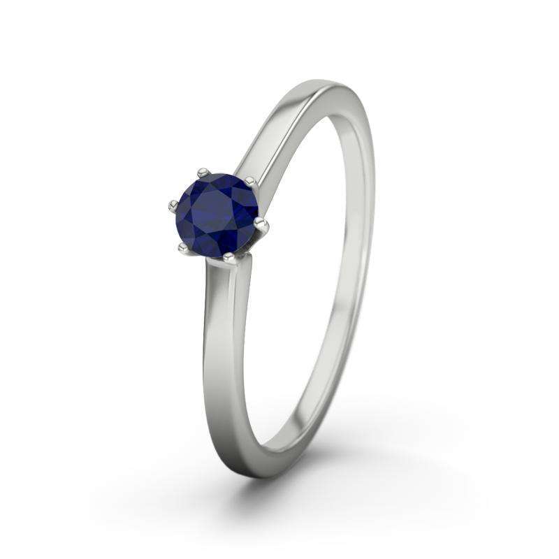 Bild von blauer saphir platinumring sanjpg | Individuelle 🎁 persönliche 🎁 personalisierte Geschenke bedruckt ▪ bestickt ▪ graviert