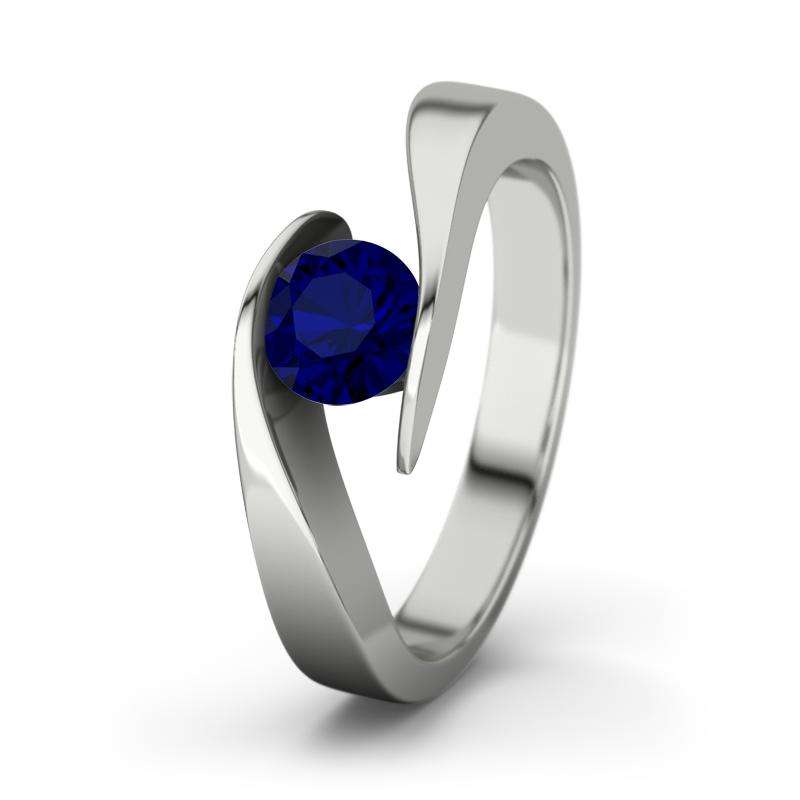 Bild von blauer saphir platinumring sumjpg | Individuelle 🎁 persönliche 🎁 personalisierte Geschenke bedruckt ▪ bestickt ▪ graviert