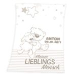 Bild von wolimbo flausch babydecke mitjpg | Individuelle 🎁 persönliche 🎁 personalisierte Geschenke bedruckt ▪ bestickt ▪ graviert