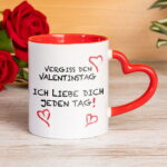 Bild von tasse vergiss den valentinstjpg | Individuelle 🎁 persönliche 🎁 personalisierte Geschenke bedruckt ▪ bestickt ▪ graviert