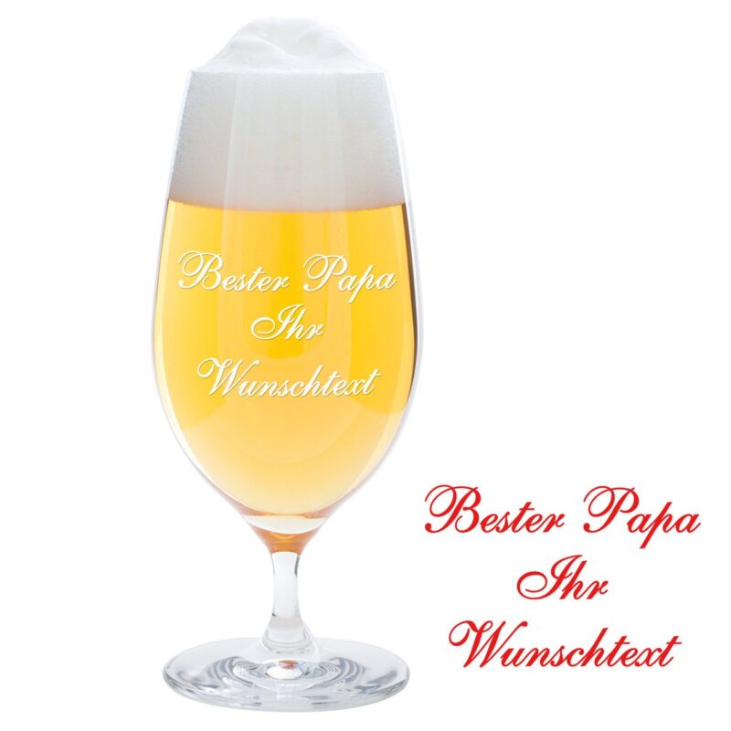 Bild von bierglas bester papajpg | Individuelle 🎁 persönliche 🎁 personalisierte Geschenke bedruckt ▪ bestickt ▪ graviert