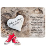 Bild von fussmatte liebesherzjpg | Individuelle 🎁 persönliche 🎁 personalisierte Geschenke bedruckt ▪ bestickt ▪ graviert