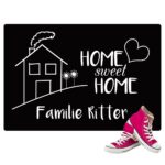 Bild von fussmatte home sweet homejpg | Individuelle 🎁 persönliche 🎁 personalisierte Geschenke bedruckt ▪ bestickt ▪ graviert