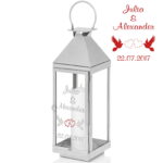 Bild von hochzeitslaterne mit swarovskijpg | Individuelle 🎁 persönliche 🎁 personalisierte Geschenke bedruckt ▪ bestickt ▪ graviert