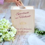 Bild von sparbuch zur hochzeit mit gravjpg | Individuelle 🎁 persönliche 🎁 personalisierte Geschenke bedruckt ▪ bestickt ▪ graviert