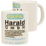 Bild von becher firma papa gmbhjpg | Individuelle 🎁 persönliche 🎁 personalisierte Geschenke bedruckt ▪ bestickt ▪ graviert