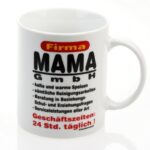 Bild von becher firma mama gmbhjpg | Individuelle 🎁 persönliche 🎁 personalisierte Geschenke bedruckt ▪ bestickt ▪ graviert