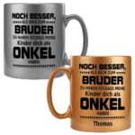 Bild von brudergeschenk becher mit spjpg | Individuelle 🎁 persönliche 🎁 personalisierte Geschenke bedruckt ▪ bestickt ▪ graviert