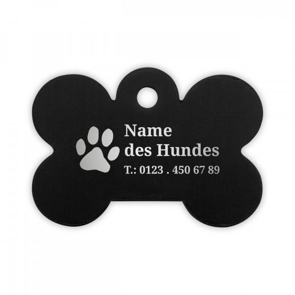 Bild von hundemarke hundeknochen grajpg | Individuelle 🎁 persönliche 🎁 personalisierte Geschenke bedruckt ▪ bestickt ▪ graviert