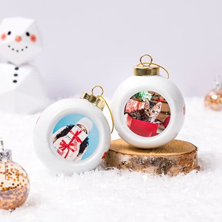 Bild von weihnachtskugelnjpg | Individuelle 🎁 persönliche 🎁 personalisierte Geschenke bedruckt ▪ bestickt ▪ graviert