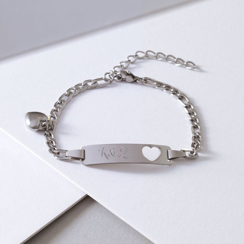 Bild von armband mit gravur initialenjpg | Individuelle 🎁 persönliche 🎁 personalisierte Geschenke bedruckt ▪ bestickt ▪ graviert