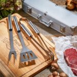 Bild von grillset grillbesteck im kofjpg | Individuelle 🎁 persönliche 🎁 personalisierte Geschenke bedruckt ▪ bestickt ▪ graviert