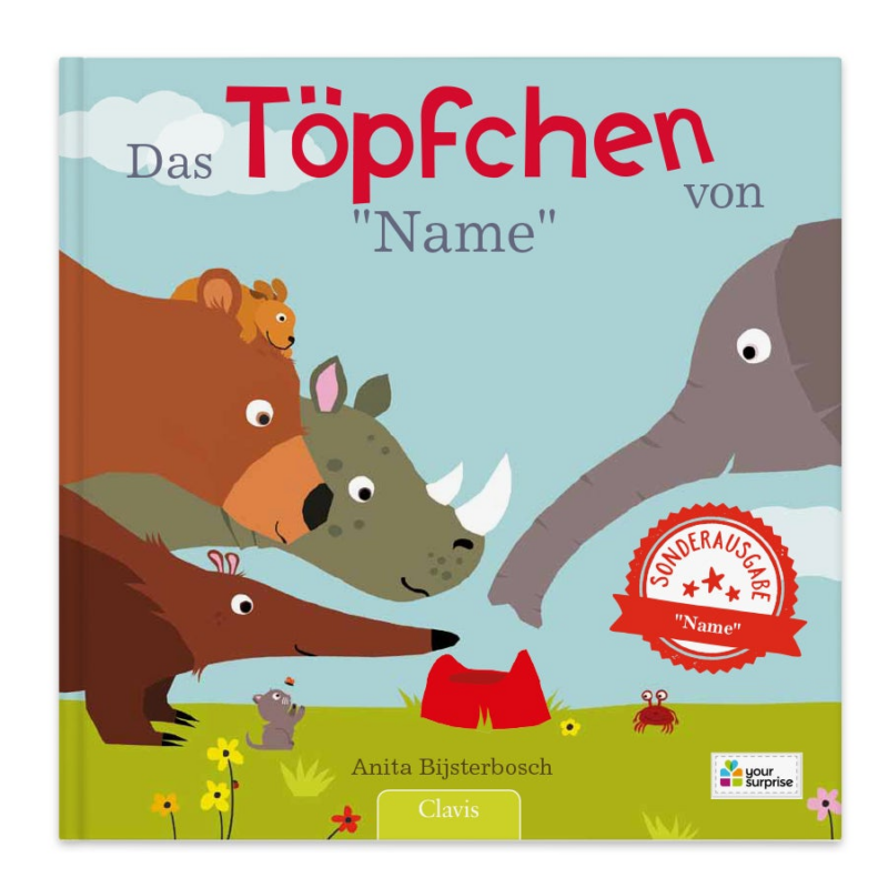 Bild von kinderbuch das toepfchen vonpng | Individuelle 🎁 persönliche 🎁 personalisierte Geschenke bedruckt ▪ bestickt ▪ graviert