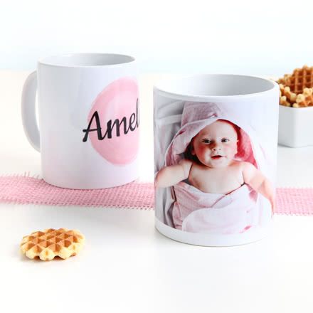 Bild von tasse mit eigenem fotojpg | Individuelle 🎁 persönliche 🎁 personalisierte Geschenke bedruckt ▪ bestickt ▪ graviert