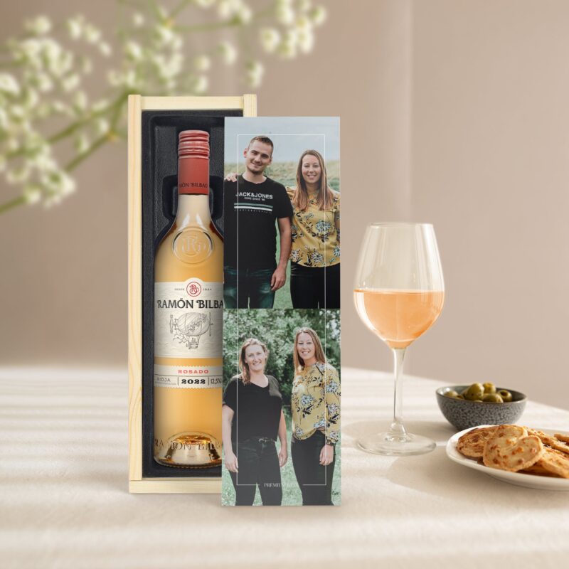 Bild von wein in bedruckter kiste ramjpg | Individuelle 🎁 persönliche 🎁 personalisierte Geschenke bedruckt ▪ bestickt ▪ graviert