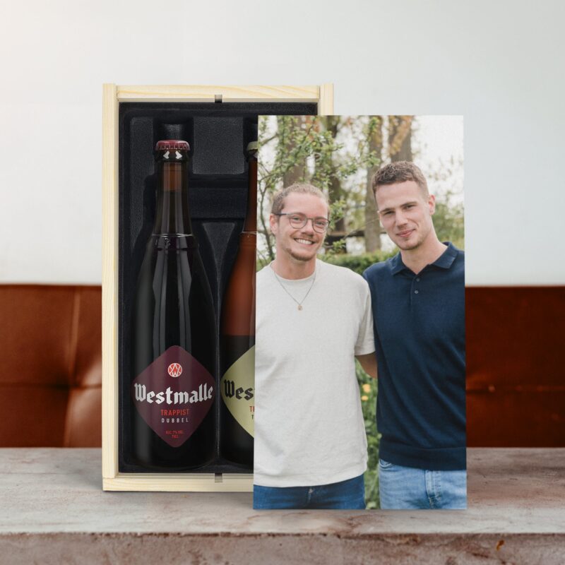 Bild von bier geschenkset westmalle djpg | Individuelle 🎁 persönliche 🎁 personalisierte Geschenke bedruckt ▪ bestickt ▪ graviert