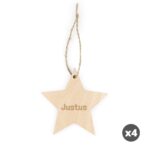 Bild von   weihnachtsdeko holzstern weijpg | Individuelle 🎁 persönliche 🎁 personalisierte Geschenke bedruckt ▪ bestickt ▪ graviert