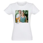 Bild von t shirt damen weiss mjpg | Individuelle 🎁 persönliche 🎁 personalisierte Geschenke bedruckt ▪ bestickt ▪ graviert