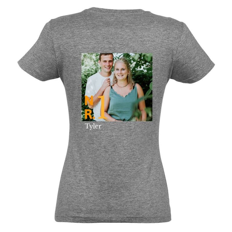 Bild von t shirt damen grau xljpg | Individuelle 🎁 persönliche 🎁 personalisierte Geschenke bedruckt ▪ bestickt ▪ graviert