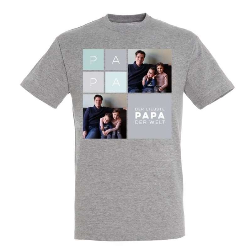 Bild von vatertag t shirt grau xxljpg | Individuelle 🎁 persönliche 🎁 personalisierte Geschenke bedruckt ▪ bestickt ▪ graviert