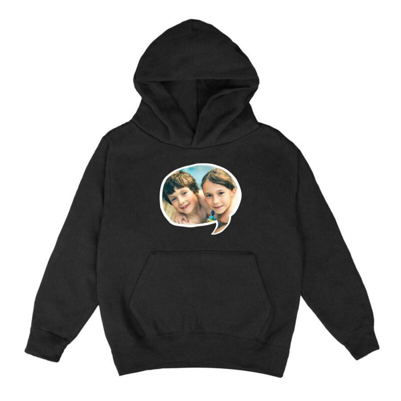 Bild von hoodie kinder schwarz jpg | Individuelle 🎁 persönliche 🎁 personalisierte Geschenke bedruckt ▪ bestickt ▪ graviert