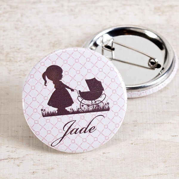 Bild von gastgeschenke badge retrostijpg | Individuelle 🎁 persönliche 🎁 personalisierte Geschenke bedruckt ▪ bestickt ▪ graviert