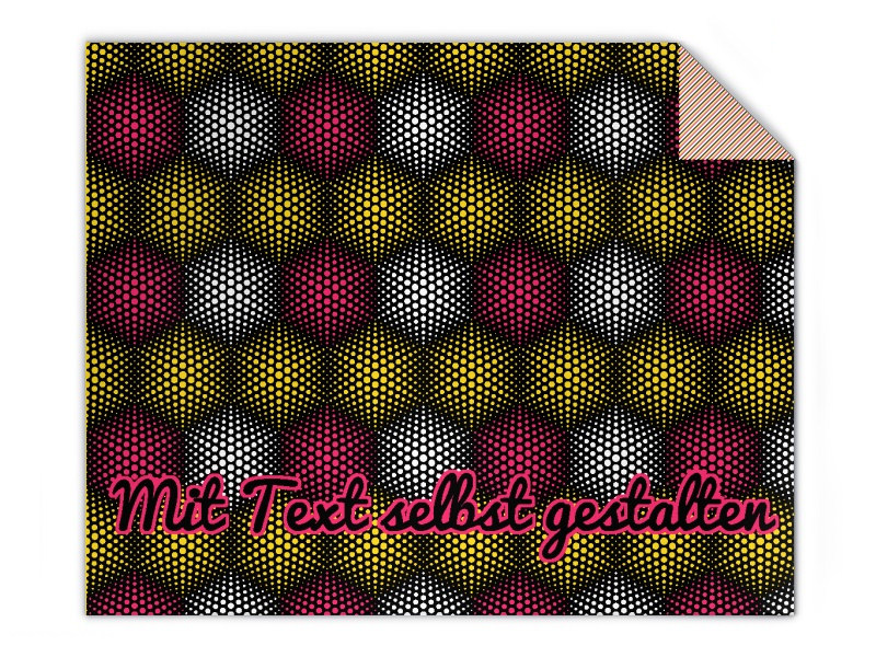 Bild von strickdecke halbtonjpg | Individuelle 🎁 persönliche 🎁 personalisierte Geschenke bedruckt ▪ bestickt ▪ graviert