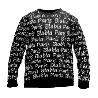 Bild von blabla paris strick sweaterjpg | Individuelle 🎁 persönliche 🎁 personalisierte Geschenke bedruckt ▪ bestickt ▪ graviert