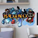 Bild von wandtattoo kunst graffiti persjpg | Individuelle 🎁 persönliche 🎁 personalisierte Geschenke bedruckt ▪ bestickt ▪ graviert