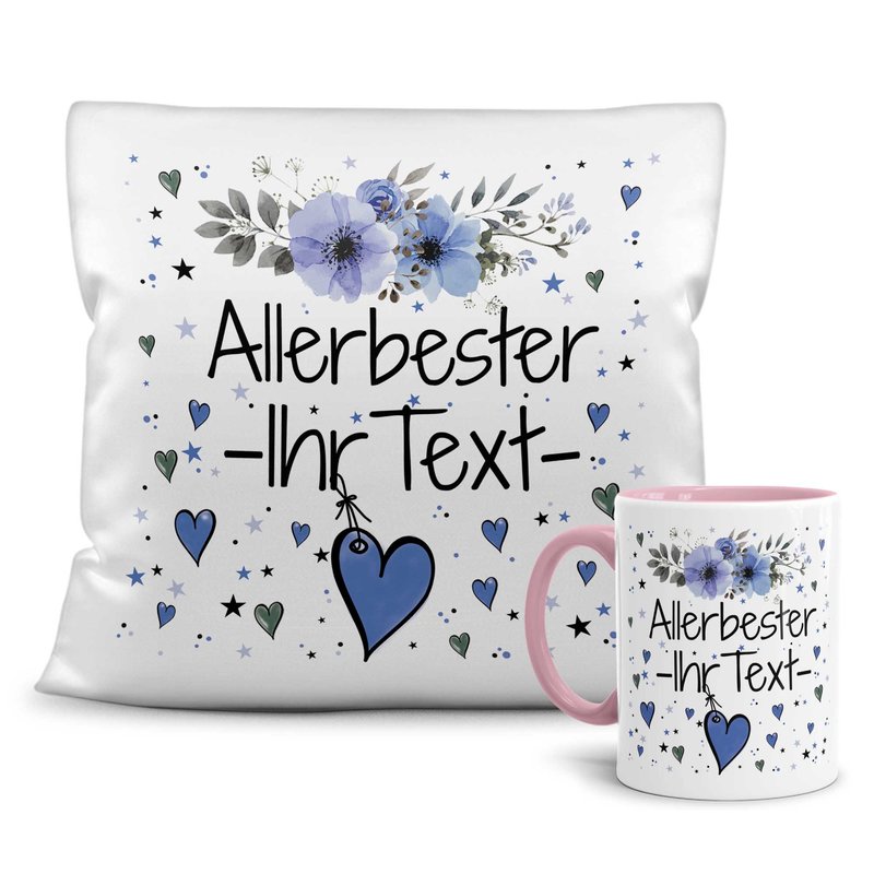 Bild von geschenk set aus tasse und kisjpg | Individuelle 🎁 persönliche 🎁 personalisierte Geschenke bedruckt ▪ bestickt ▪ graviert