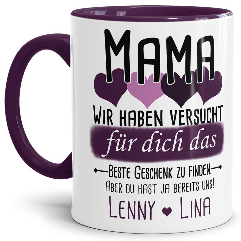 Bild von tasse von wunschnamen fr mamjpg | Individuelle 🎁 persönliche 🎁 personalisierte Geschenke bedruckt ▪ bestickt ▪ graviert