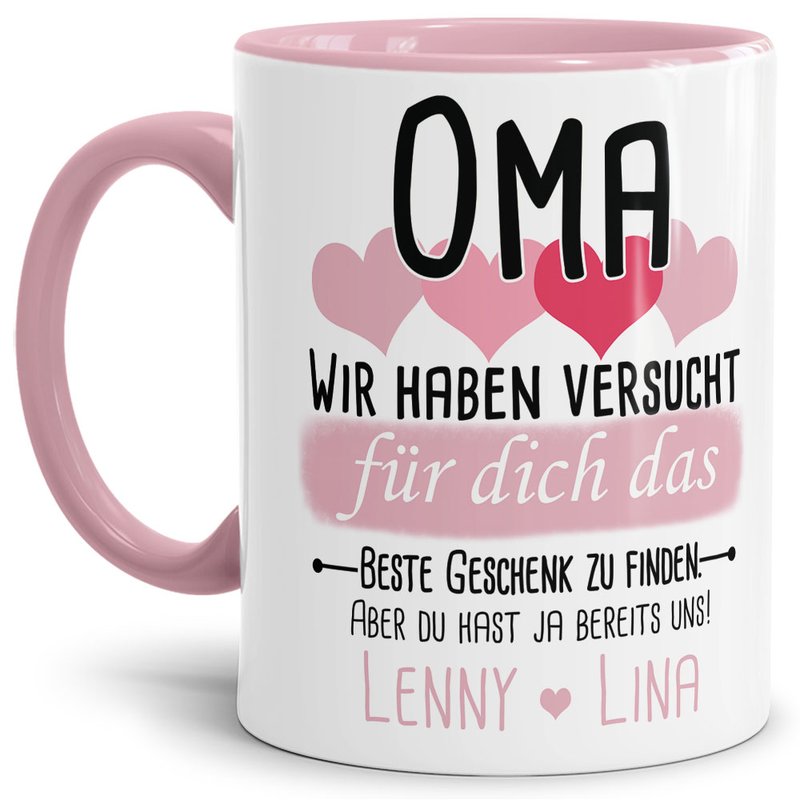 Bild von tasse von wunschnamen fr omajpg | Individuelle 🎁 persönliche 🎁 personalisierte Geschenke bedruckt ▪ bestickt ▪ graviert