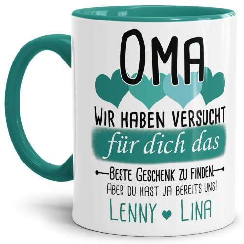 Bild von tasse von wunschnamen fr omajpg | Individuelle 🎁 persönliche 🎁 personalisierte Geschenke bedruckt ▪ bestickt ▪ graviert