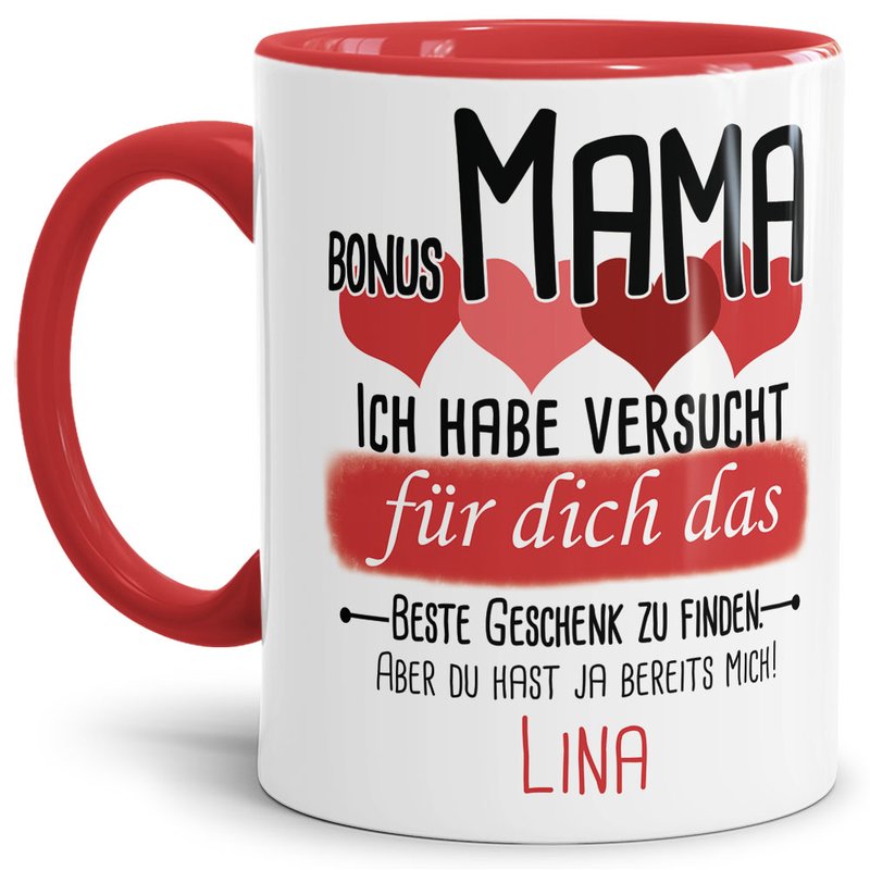 Bild von   tasse von wunschname fr bonujpg | Individuelle 🎁 persönliche 🎁 personalisierte Geschenke bedruckt ▪ bestickt ▪ graviert