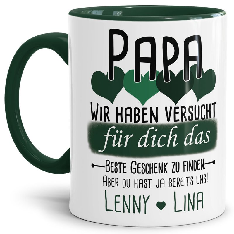 Bild von tasse von wunschnamen fr papjpg | Individuelle 🎁 persönliche 🎁 personalisierte Geschenke bedruckt ▪ bestickt ▪ graviert